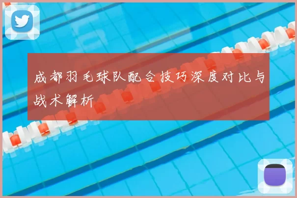 成都羽毛球队配合技巧深度对比与战术解析